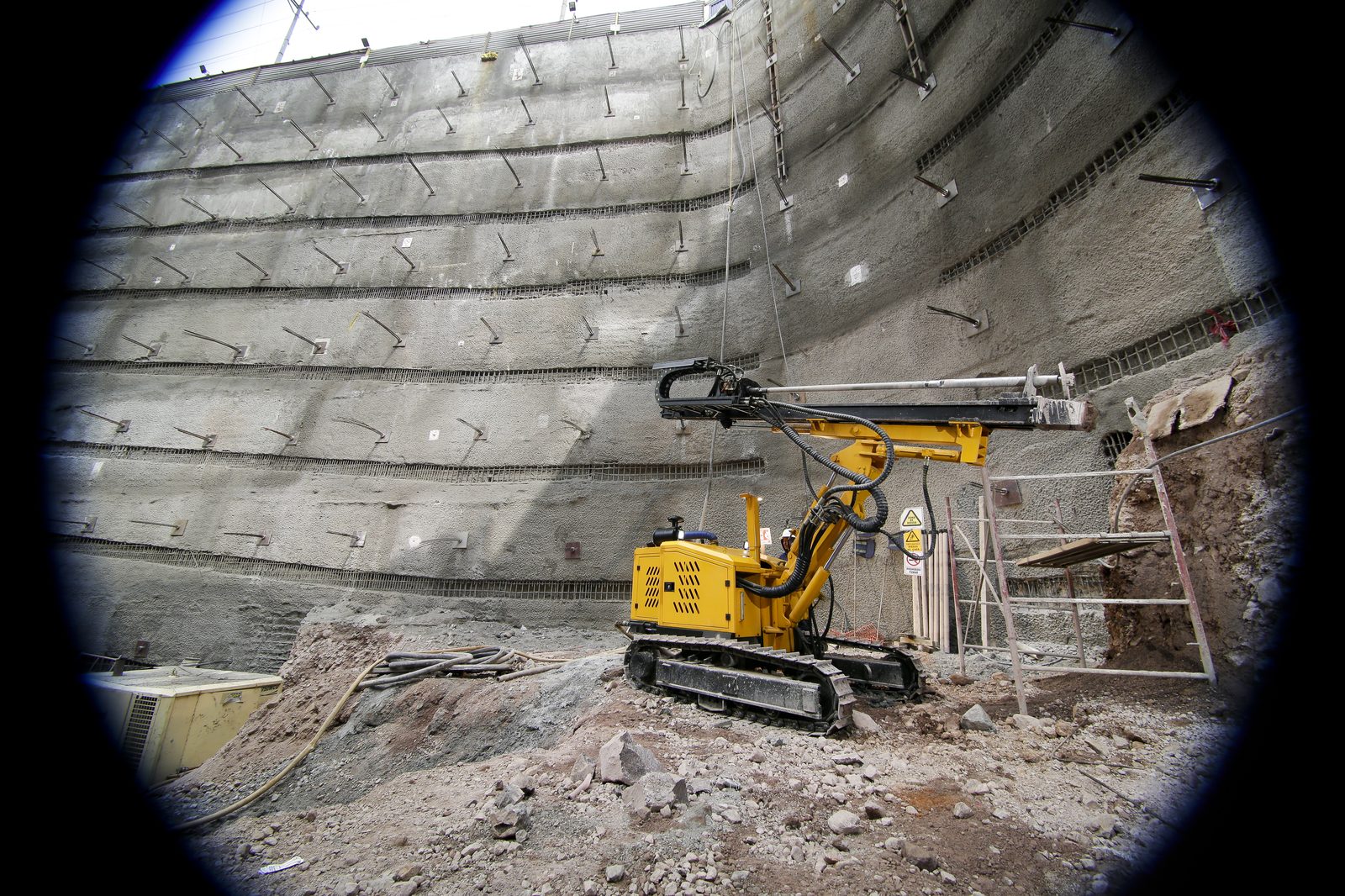 Perforadora Black Mamba en excavación profunda